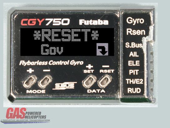 Futaba CGY750 フライバーレスコントロールジャイロ フタバ CGY750ジャイロセット 00106790-1 | 福山ラジコン